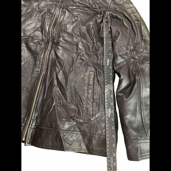 Zain Leather Garments 3XL Jacket Big Tall Comfort Classic Coat Black - Picture 5 of 8